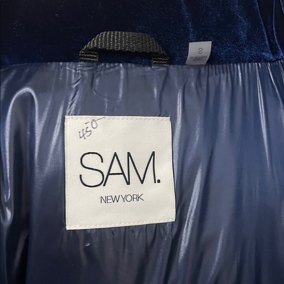 SAM. Sophia Velvet Puffer Jacket - Picture 4 of 11